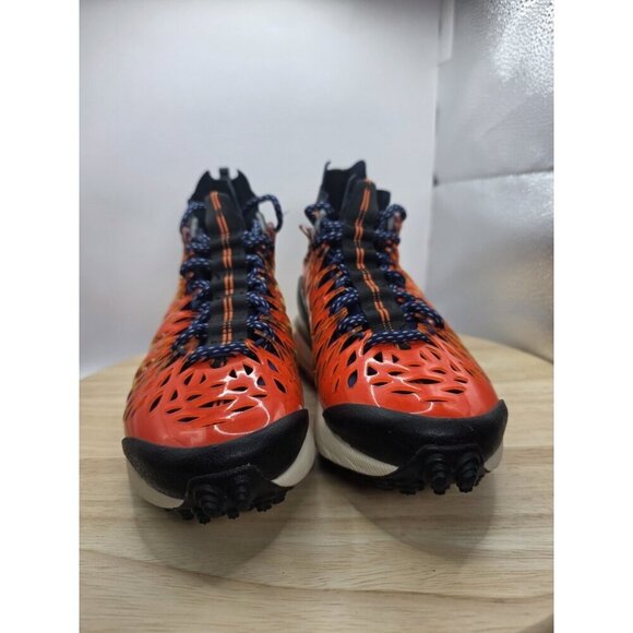 Nike Air Max 270 Orange Blue Black BQ1918-400 Size 7 Women / Men Size 5 - Picture 2 of 7